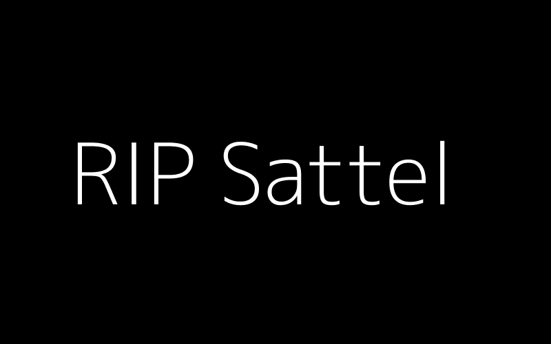 RIP Sattel
